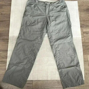 [36L34]Mountain Hard Wear Men Hiking/Outdoor  Gray Nylon Pant